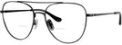 Aviator Shiny Black Coach 7182 Bifocal View #1