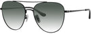 Aviator Shiny Black Coach 7182 w/ Gradient Progressive Reading Sunglasses View #1