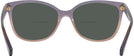 Square SHIMMER VIOLET PEACH GRADIENT Coach 8132 Bifocal Reading Sunglasses View #4