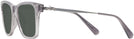 Square Transparent Grey Glitter Coach 8279U Progressive Reading Sunglasses View #3