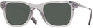 Square Transparent Grey Glitter Coach 8279U Progressive Reading Sunglasses View #1