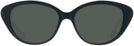 Cat Eye Black Glitter Coach 8288 Progressive Reading Sunglasses View #2
