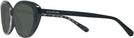 Cat Eye Black Glitter Coach 8288 Progressive Reading Sunglasses View #3