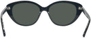 Cat Eye Black Glitter Coach 8288 Progressive Reading Sunglasses View #4