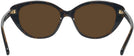 Cat Eye Tortoise Glitter Coach 8288 Progressive Reading Sunglasses View #4