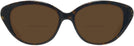 Cat Eye Tortoise Glitter Coach 8288 Bifocal Reading Sunglasses View #2