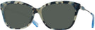 Square Blue Tortoise Coach 8305 Progressive Reading Sunglasses View #1