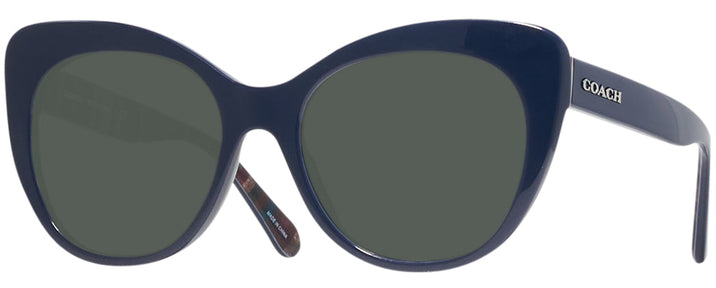Cat Eye Navy Coach 8317 Progressive Reading Sunglasses View #1
