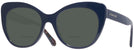 Cat Eye Navy Coach 8317 Bifocal Reading Sunglasses View #1