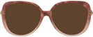Oversized Peach Tortoise Coach 8320 Progressive Reading Sunglasses View #2