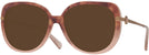 Oversized Peach Tortoise Coach 8320 Progressive Reading Sunglasses View #1