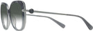 Oversized Grey Tortoise Coach 8320 w/ Gradient Progressive Reading Sunglasses View #3