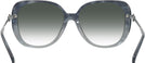 Oversized Grey Tortoise Coach 8320 w/ Gradient Progressive Reading Sunglasses View #4