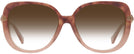 Oversized Peach Tortoise Coach 8320 w/ Gradient Progressive Reading Sunglasses View #2