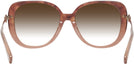 Oversized Peach Tortoise Coach 8320 w/ Gradient Progressive Reading Sunglasses View #4