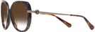 Oversized Dark Tortoise Coach 8320 w/ Gradient Progressive Reading Sunglasses View #3