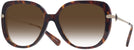 Oversized Dark Tortoise Coach 8320 w/ Gradient Progressive Reading Sunglasses View #1