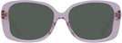 Oversized Transparent Lilac Coach 8334U Progressive Reading Sunglasses View #2