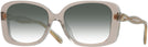 Oversized Transparent Grey Coach 8334U w/ Gradient Progressive Reading Sunglasses View #1