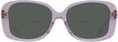 Oversized Transparent Lilac Coach 8334U Bifocal Reading Sunglasses View #2