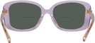 Oversized Transparent Lilac Coach 8334U Bifocal Reading Sunglasses View #4