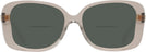 Oversized Transparent Grey Coach 8334U Bifocal Reading Sunglasses View #2