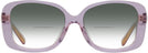 Oversized Transparent Lilac Coach 8334U w/ Gradient Bifocal Reading Sunglasses View #2
