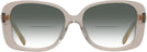 Oversized Transparent Grey Coach 8334U w/ Gradient Bifocal Reading Sunglasses View #2