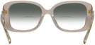 Oversized Transparent Grey Coach 8334U w/ Gradient Bifocal Reading Sunglasses View #4
