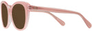 Cat Eye Milky Pink/transparent Pink Coach 8365U Progressive Reading Sunglasses View #3