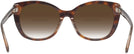 Cat Eye Tortoise/transparent Beige Coach 8365U w/ Gradient Bifocal Reading Sunglasses View #4