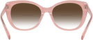 Cat Eye Milky Pink/transparent Pink Coach 8365U w/ Gradient Bifocal Reading Sunglasses View #4
