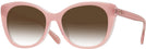 Cat Eye Milky Pink/transparent Pink Coach 8365U w/ Gradient Bifocal Reading Sunglasses View #1