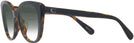 Cat Eye Black/dark Tortoise Coach 8365U w/ Gradient Bifocal Reading Sunglasses View #3