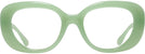 Oversized,Round Milky Mint Coach 8391U Single Vision Full Frame View #2
