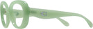 Oversized,Round Milky Mint Coach 8391U Single Vision Full Frame View #3