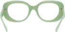 Oversized,Round Milky Mint Coach 8391U Single Vision Full Frame View #4