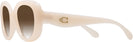 Oversized,Round Milky Cloud Coach 8391U w/ Gradient Progressive No-Line Reading Sunglasses View #3