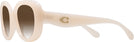 Oversized,Round Milky Cloud Coach 8391U w/ Gradient Progressive Reading Sunglasses View #3