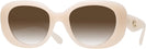 Oversized,Round Milky Cloud Coach 8391U w/ Gradient Progressive No-Line Reading Sunglasses View #1
