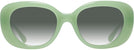 Oversized,Round Milky Mint Coach 8391U w/ Gradient Progressive Reading Sunglasses View #2