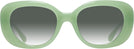 Oversized,Round Milky Mint Coach 8391U w/ Gradient Progressive No-Line Reading Sunglasses View #2