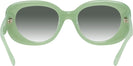Oversized,Round Milky Mint Coach 8391U w/ Gradient Progressive No-Line Reading Sunglasses View #4