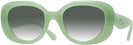 Oversized,Round Milky Mint Coach 8391U w/ Gradient Progressive No-Line Reading Sunglasses View #1