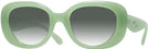 Oversized,Round Milky Mint Coach 8391U w/ Gradient Progressive Reading Sunglasses View #1