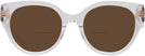 Round Transparent Clear Coach 8393U Bifocal Reading Sunglasses View #2