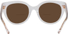 Round Transparent Clear Coach 8393U Bifocal Reading Sunglasses View #4
