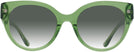 Round Transparent Key Lime Coach 8393U w/ Gradient Progressive Reading Sunglasses View #2