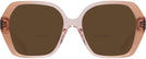 Square Saddle/dusty Rose Gradient Coach 8404U Bifocal Reading Sunglasses View #2