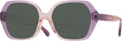 Square Amethyst/pink Gradient Coach 8404U Bifocal Reading Sunglasses View #1